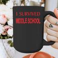 I Survived Middle School Graduation Shirt T-Shirt Graphic Print Coffee Mug