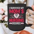 I Survived My Mom’s Nursing Degree Nurse Nursing Graduation Graphic Print Coffee Mug