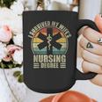I Survived My Wife's Nursing Degree Nursing Graduation Graphic Print Coffee Mug