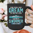 Swimming Parent Swimmer Mom Dad My Favorite Swim Meet Graphic Print Coffee Mug