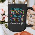 Teacher Happy Last Day Of School Women Men Graduation Graphic Print Coffee Mug