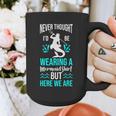 Never Thought I'd Be Wearing a Mermaid Dad Small Graphic Print Coffee Mug