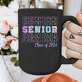 Tie Dye Senior 24 Class Of 2024 Seniors Graduation 24 Graphic Print Coffee Mug