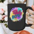 Totally 80's Tie Dye Retro Vibes 1980s Style Nostalgia Graphic Print Coffee Mug