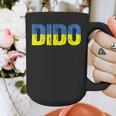 Ukrainian Dido Grandfather Dad Ukraine Flag Distressed Graphic Print Coffee Mug