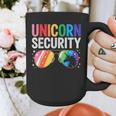 Unicorn Security Birthday Family Halloween Costume Mom Dad Graphic Print Coffee Mug