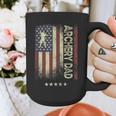 USA American Flag Archery Dad Graphic Print Coffee Mug