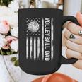 USA Flag Volleyball Dad Father's Day Graphic Print Coffee Mug