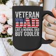 Veteran Dad Like A Normal Dad But Cooler American Flag Graphic Print Coffee Mug