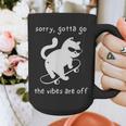Vibes Are Off Cat Skateboard Introvert Sarcastic Humor Graphic Print Coffee Mug Vibes Are Off Cat Skateboard Introvert Sarcastic Humor Graphic Print Coffee Mug
