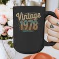 Vintage 1978 Retro Year Groovy 70s For Dad Nostalgia Graphic Print Coffee Mug