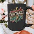 Vintage 1980 Retro Badge Decade Nostalgia Graphic Emblem Graphic Print Coffee Mug