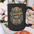 Vintage 1981 Retro Badge Nostalgia Eighties Compass Skull Graphic Print Coffee Mug Vintage 1981 Retro Badge Nostalgia Eighties Compass Skull Graphic Print Coffee Mug
