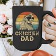 Vintage Chicken Dad Chicken Lovers Daddy Father's Day Graphic Print Coffee Mug
