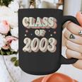 Vintage Class Of 2003 03 High School Graduation Graphic Print Coffee Mug
