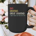 Vintage Dad Grandad Great Grandad i Just Keep Getting Better Graphic Print Coffee Mug