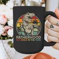Vintage Fatherhood Is A Walk In The Park DadRex Dinosaur Graphic Print Coffee Mug Vintage Fatherhood Is A Walk In The Park DadRex Dinosaur Graphic Print Coffee Mug