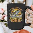 Vintage Father's Day Fishing Full Time Dad Part Time Hooker Graphic Print Coffee Mug Vintage Father's Day Fishing Full Time Dad Part Time Hooker Graphic Print Coffee Mug
