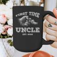 Vintage First Time Uncle 2026 Hand Dad Baby Father's Day Graphic Print Coffee Mug