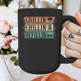 Vintage Grill Dad Grilling Chilling Refilling Graphic Print Coffee Mug