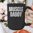 Vintage Muscle Daddy Weightlifter Dad Cool Father Workout Graphic Print Coffee Mug