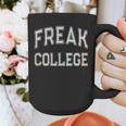Vintage Sarcastic FREAK COLLEGE Introvert Anti Social Graphic Print Coffee Mug Vintage Sarcastic FREAK COLLEGE Introvert Anti Social Graphic Print Coffee Mug