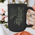 Vintage USA Camo Flag Proud Rottweiler Dad Rottie Silhouette Graphic Print Coffee Mug