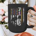 Vintage USA Flag Billiards Player Proud Pool Dad Graphic Print Coffee Mug