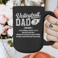 Volleyball Dad Definition Dad Of A Volleyball Player Father Graphic Print Coffee Mug