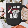 I Wear Burgundy Ivory For My Dad Oral Head Neck Cancer Graphic Print Coffee Mug