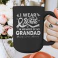 I Wear In Memory Of My Grandad Lung Cancer Graphic Print Coffee Mug