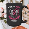 I Wear Pink In Memory Of Niece Breast Cancer Shirts Tshirt Graphic Print Coffee Mug