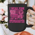 I Wear Pink In Memory Of My Stepdaughter Breast Cancer Graphic Print Coffee Mug