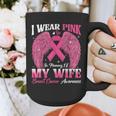 I Wear Pink In Memory Of My Wife Breast Cancer Awareness Day Graphic Print Coffee Mug I Wear Pink In Memory Of My Wife Breast Cancer Awareness Day Graphic Print Coffee Mug
