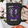 I Wear Purple In Memory Of Brother Epilepsy Awareness Family Graphic Print Coffee Mug