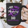 I Wear Purple In Memory For My Dad Dementia Awareness Graphic Print Coffee Mug