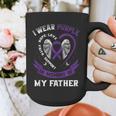 I Wear Purple In Memory Of My Father Alzheimers Awareness Graphic Print Coffee Mug I Wear Purple In Memory Of My Father Alzheimers Awareness Graphic Print Coffee Mug