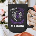 Wear Purple In Memory Of My Nana Pancreatic Cancer Awareness Graphic Print Coffee Mug