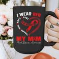 I Wear Red In My Memory Of My Mom Heart Disease Awareness Graphic Print Coffee Mug I Wear Red In My Memory Of My Mom Heart Disease Awareness Graphic Print Coffee Mug