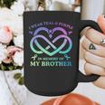 I Wear Teal & Purple Memory Of My Brother Suicide Prevention Graphic Print Coffee Mug