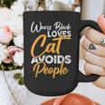 Wears Loves Cats Avoids People I Introvert Graphic Print Coffee Mug Wears Loves Cats Avoids People I Introvert Graphic Print Coffee Mug