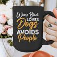Wears Loves Dogs Avoids People I Introvert Graphic Print Coffee Mug Wears Loves Dogs Avoids People I Introvert Graphic Print Coffee Mug