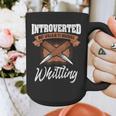 Whittling Hobby Woodcarve Introverted Wood Artist Whittler Graphic Print Coffee Mug