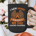 Wings Leukemia Shirt I Wear Orange In Memory Of My Dad Graphic Print Coffee Mug