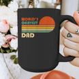 World's Okayest Dad Father Retro Vintage Graphic Print Coffee Mug