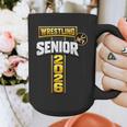 Wrestling Senior Night Senior 2026 Faith Cross Graduation Graphic Print Coffee Mug