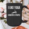 I Like Yoga And Maybe 3 People Introvert Namaste Graphic Print Coffee Mug
