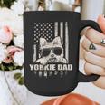 Yorkie Dad Cool Vintage Retro Proud American Graphic Print Coffee Mug