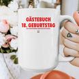 18th Birthday Guest Book Party Memory Graphic Print Coffee Mug