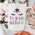 1st Grade Nailed ItShirt Unicorn Graduation Class Of 2018 Graphic Print Coffee Mug